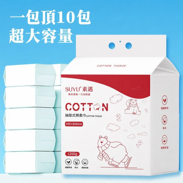 【生活用品】SUYU素遇「巨無霸」洗臉巾 大尺吋 大容量 一次性 (拖把另購)